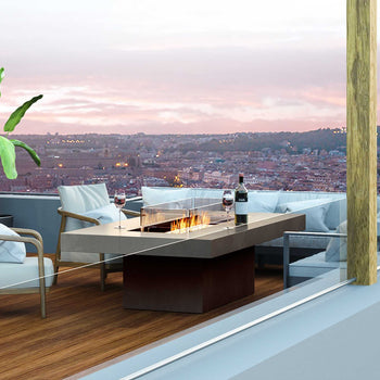 Ecosmart Fire Chat 90 Dining Gas Fire Pit